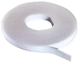 RIP-TIE W-75-MRL-W Cable Tie Roll, 75 ft L, White, Nylon, Polyethylene, 50 lb