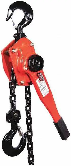 DAYTON 48ME57 Lever Chain Hoist, 6,000 lb Load Capacity, 15 ft Hoist Lift