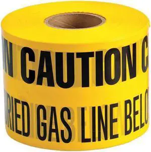 BRADY 91294 Underground Warning Tape,1000 ft.