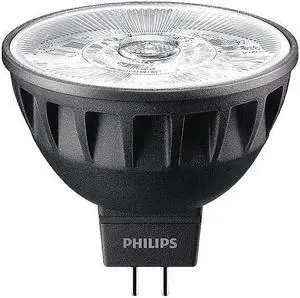 PHILIPS 6.3MR16/LED/F35/927/D/EC/12V T20 10/1FB LED Lamp,485 lm,2700K Color