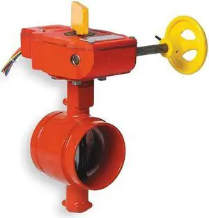 GRUVLOK 7005015065 Butterfly Valve,Grooved,4 In,Iron