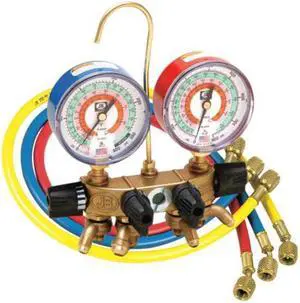 Jb Industries Manifold Gauge  Brass 26200-310
