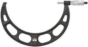 STARRETT T436.1XRL-10 Outside Micrometer,0 to 25mm Range