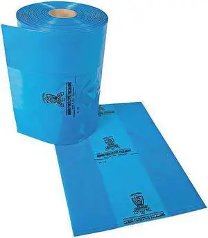 ARMOR POLY PVCIBAG2MB141019IC 14" x 10" VCI Bags, 2 mil, Blue, PK 500