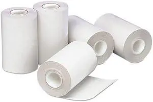 PM Company 05260 Direct Thermal Printing Thermal Paper Rolls, 2 1/4 Inch X 55 Ft, White, 50/Carton