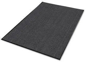 Genuine Joe Indoor Wiper Mat Nylon Carpet Rubber Back 43-1/2"X66" GY 58464