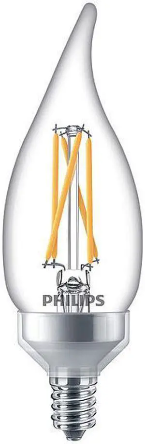 LED Lamp,B12,2700-2200K,3.0W PHILIPS 457234