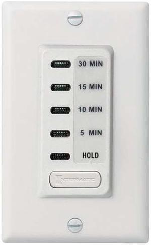 Intermatic 20 Amp 12-Hour Spring Wound In-Wall Timer, White