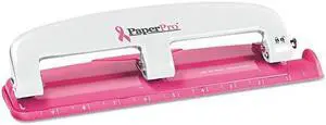 PAPERPRO 2188 ProPunch Pink Ribbon Compact 3Hole Punch