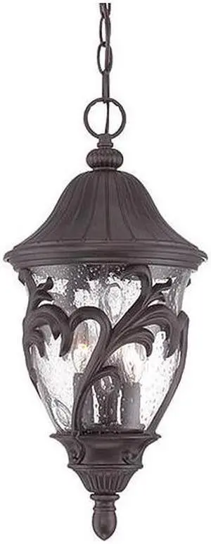 ACCLAIM LIGHTING 39216BC Hanging Light,Black Coral,3-Light ACCLAIM LIGHTING 39216BC Hanging Light,Black Coral,3-Light