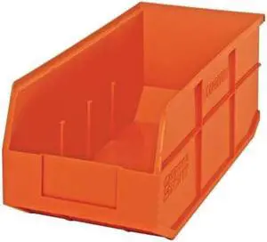 QUANTUM STORAGE SYSTEMS SSB463OR Shelf Storage Bin, Polypropylene, Orange, 7 in