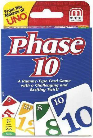 Mattel Sales Corp W4729 Mattel Sales Corp W4729 Phase 10 Card Game