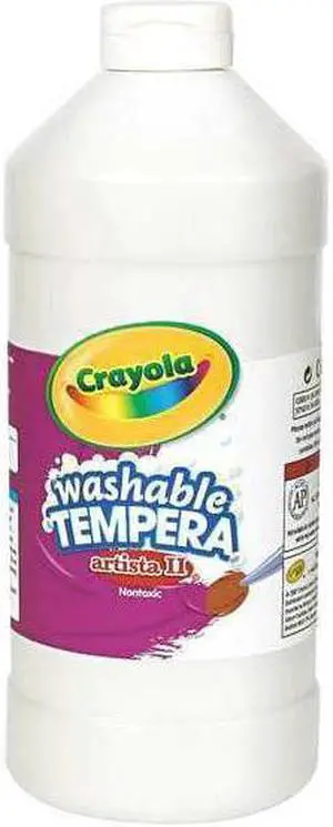Artista II Washable Tempera Paint, White, 32 oz 54-3132-053