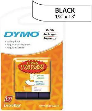 Dymo Letratag 3-Roll Starter Kit