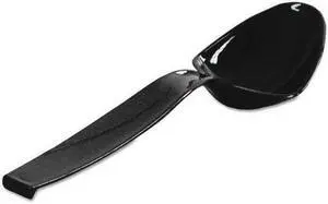 WNA WNA A7SPBL Serving Plastic Spoon 9", Black, Pk144