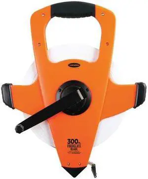 Keson Long Tape Measure,1/2 In x 300 ft,Orange  OTRS10300H
