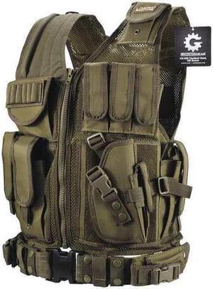 Loaded Gear VX-200 Tactical Vest, Right Hand (OD Green)