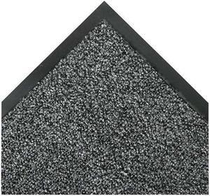 Crown Cross-Over Indoor/Outdoor Wiper/Scraper Mat Olefin/Poly 48 x 72 Gray