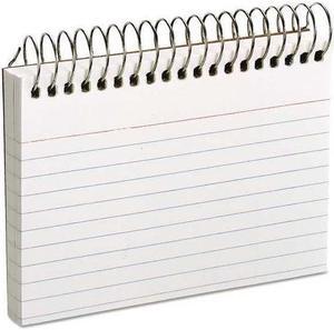 Oxford Spiral Index Cards 3 x 5 50 Cards White 40282