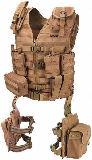 Barska Optics BI12344 VX-100 Tactical Vest & Leg Platforms - Tan