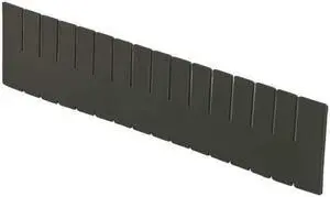 LEWISBINS DV2250 XL ESD Box Divider, Black, 20-5/8in.x4-1/4in.