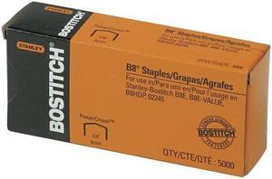 Bostitch Staples,F/B8,.25",5m/Bx STCRP211514