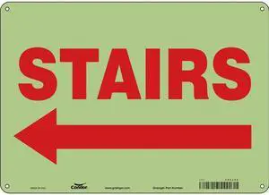CONDOR 480J59 Safety Sign,14" Wx10" H,0.070" Thickness