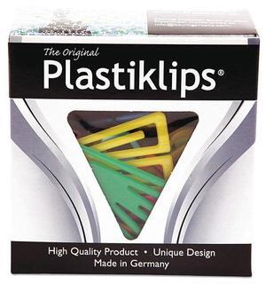 Baumgartens Plastiklips Paper Clips Extra Large Assorted Colors 50/Box LP1700