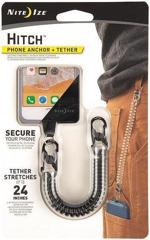 Nite Ize Hitchâ„¢  Phone Anchor + Tether &  MicroLock Black