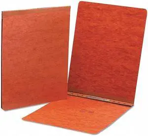 Smead End Opening PressGuard Report Cover Prong Fastener Letter Red 81724