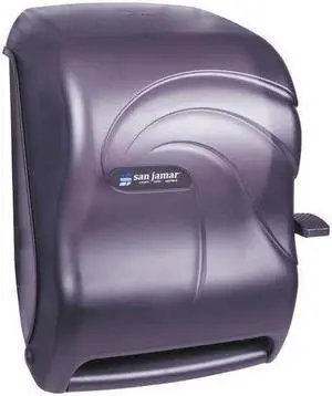 San Jamar Lever Roll Towel Dispenser Oceans Black Pearl 12 15/16 x 9 1/4 x 16 1/2 T1190TBK