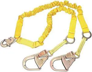 3M DBI-SALA 1244750 Shock Absorbing Lanyard, 6 ft., 310 lb. Weight Capacity,