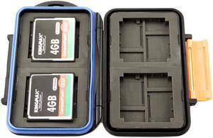 JJC MC-4 Waterproof Holder Storage Memory Card Case For 4PCS CompactFlash(CF) 8PCS Micro SD 8PCS XDPictureCard(XD)
