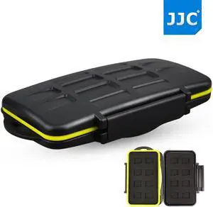 JJC MC-MSD16 Anti-shock Water-resistant Hard Holder Storage Camera Memory Card Case Protector For 16 PCS Micro SD Cards