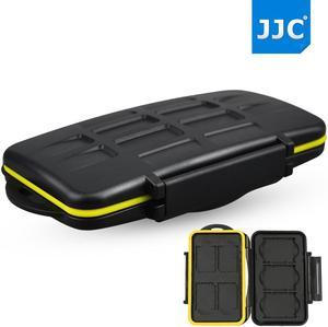 JJC Water-resistant Anti-shock XQD SD Card Holder Camera Memory Card Case Storage Cover Protector Cover For 3XQD 4 SD Cards