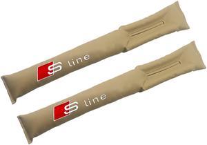 Car Seat Gap Filler Interior Decoration Prevent Small Objects from Falling Down and Help You Drive Safely Pack of 2 Beige