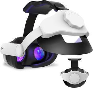 ALPHA DIGITAL Head Strap for Oculus Quest 3, Adjustable Elite Strap Replacement, Enhanced Comfort, Face Pressure-Free VR Accessories, Adjustable and Lightweight
