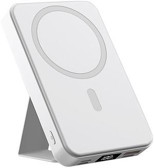 10000mAh Portable Magnetic Wireless Charge Power Bank with Phones Stand