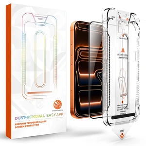 Screen Protector for Apple Iphone 17, Tempered Glass, Crystal Clear HD Display, Auto-Alignment Install, Bubble Free, Case Friendly, 9H Hardness, Scratchproof Screen Protector for Apple Iphone 17, Tempered Glass, Crystal Clear HD Display, Auto-Alignment Install, Bubble Free, Case Friendly, 9H Hardness, Scratchproof