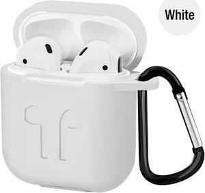 Airpod Protective Case, Precision Size, 3mm skin, 360 protection, metal Keychain hook, for Airpods 1 & Airpods 2