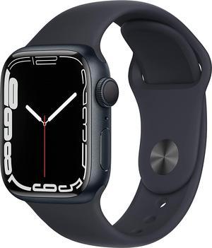 Refurbished Apple Watch Series 7 GPS  Cellular 45mm Smart Watch w Midnight Aluminum Case with Midnight Sport Band