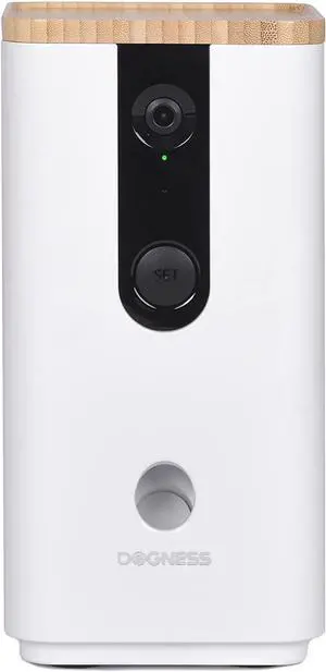DOGNESS Wi-Fi Pet Camera with Treat Dispenser for Dogs and Cats. 1080P HD Video, 165° Full-Room View, 2-Way Audio, Sound/Motion Alerts, Night Vision, Pet Monitor