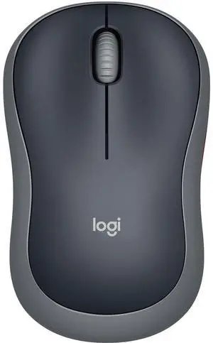 Logitech M185 Compact Wireless Mouse - Designed for Laptops (Swift Gray) (NO USB)