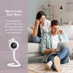 iBaby Smart Baby Breathing Monitor - with Camera and Audio, Tracking Baby's Breathing, Sleeping, Movement. I2 Wi-Fi Video Baby Monitor, Contactless, Work with Smartphone,