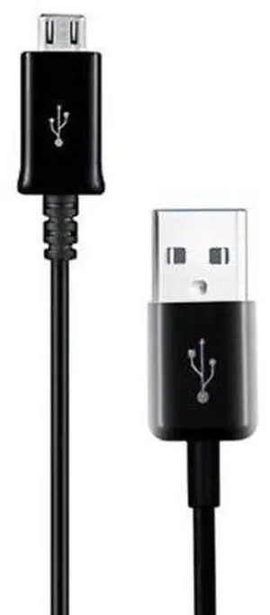 SAMSUNG N7100 Original Travel Data & Charge Cable 5FT Black - ECB-DU4EBE