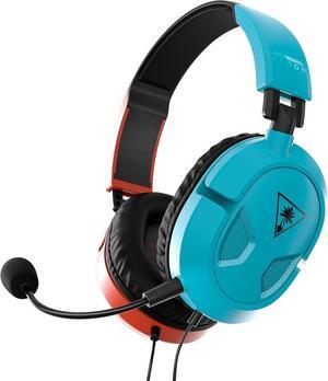 Turtle Beach - Recon 50 Wired Gaming Headset for Xbox Series X|S, Xbox One, PS5, PS4, Mobile & PC - Red/Blue