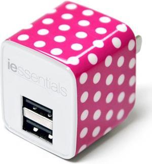 iEssentials Dual USB 2.4A 10W Wall Charger
