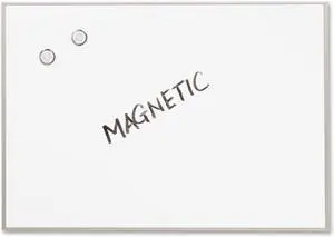 Quartet Matrix Magnetic Boards Painted Steel 23 x 16 White Aluminum Frame M2316
