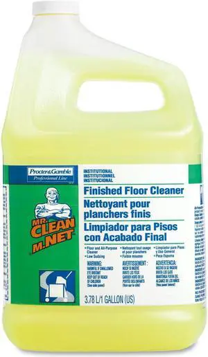 Procter & Gamble PGC02621CT Mr. Clean Finished Floor Cleaner, Lemon Scent, 1gal Bottle, 3/Carton, 1 Carton