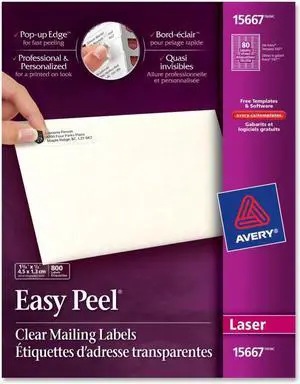 Avery Easy Peel Return Address Label